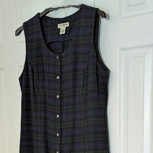 Eddie Bauer plaid jumper